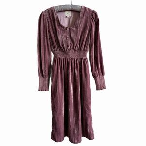 Roolee Salt Velvet Dress